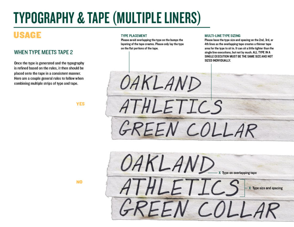 A's Green Collar Baseball  HUb : Strategy, Design & Advertising Agency